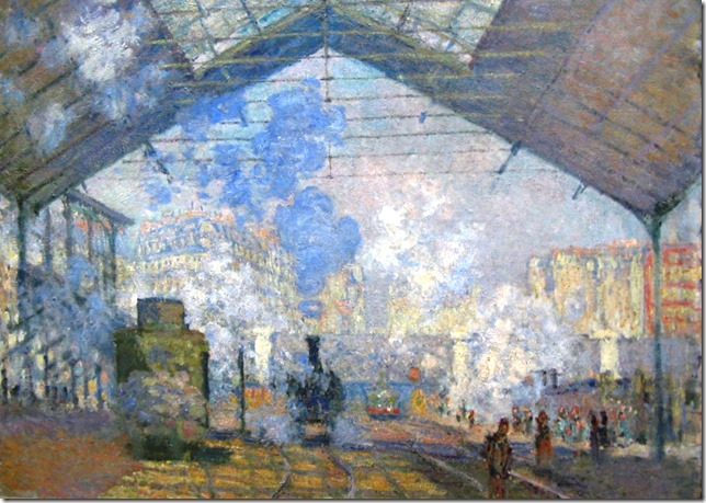 Gare St.-Lazare, Monet - kopie